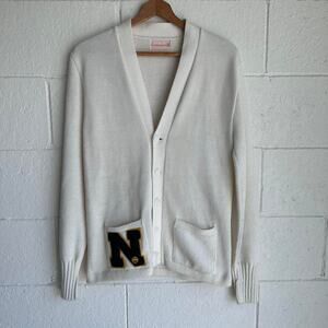 Vintage letterman cardigan jacket